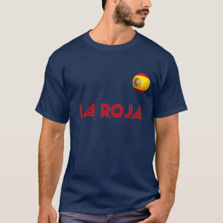 La Furia Roja -スペインのフットボール Tシャツ