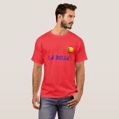La Furia Roja -スペインのフットボール Tシャツ (正面フル)