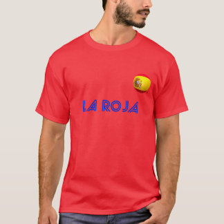 La Furia Roja -スペインのフットボール Tシャツ