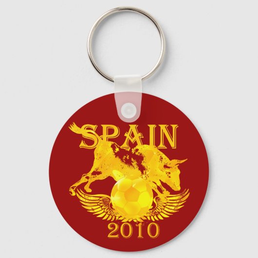 La Furia Roja Spain 2010ファン向けキーチェーン キーホルダー (正面)