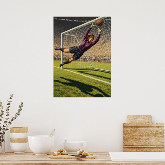 LA GARDIENNE DE BUT (The Goalkeeper) ポスター (キッチン)