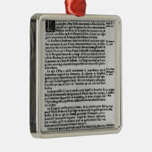 「La Gazetteからの文字のページ メタルオーナメント (右)