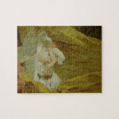 「La Gimblette」、犬を持つ女の子、c.1770 (カリフォルニアの油 ジグソーパズル (横)