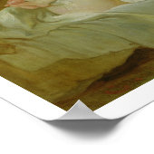 "La Gimblette", Girl with a Dog, c.1770 (caの油) ポスター (角)