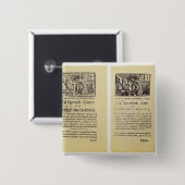 「La Grande Colere de Pereからの2ページ 缶バッジ (正面&裏面)