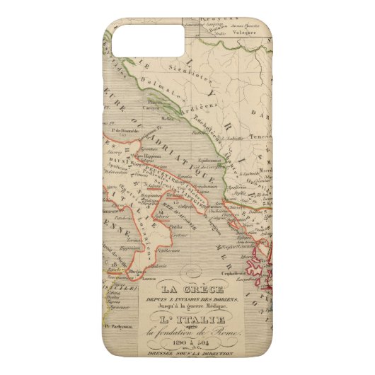 La Greceのl'Italie 1190年504 av JC Case-Mate iPhoneケース (裏面)