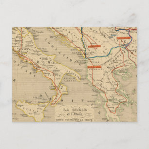 La Grece et l'Italie, 306 a 410, ap JC ポストカード