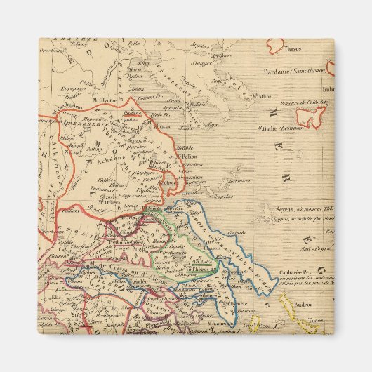 La Grece et partie de l'Asie Mineure, av JC 1190 マグネット (正面)