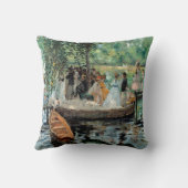 La Grenouillère Auguste  Renoir   クッション (裏面)