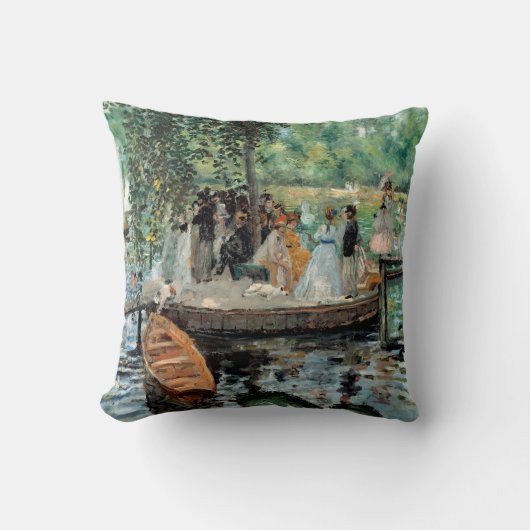 La Grenouillère Auguste  Renoir   クッション (正面)