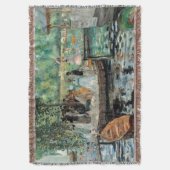 La Grenouillère Auguste Renoir スローブランケット (正面縦)