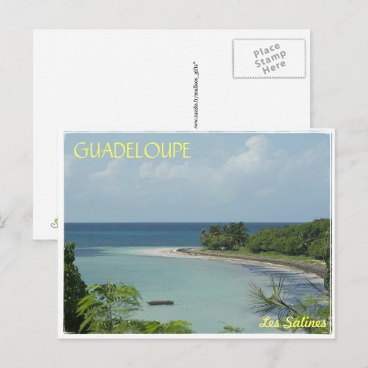 La Guadeloupe ポストカード (正面/裏面)