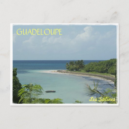 La Guadeloupe ポストカード (正面)