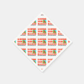 La Guyane selon Macron est une île スタンダードカクテルナプキン (角)