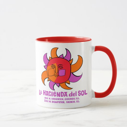 La Hacienda del Sol Mexican Restaurant，シカゴ マグカップ (右)