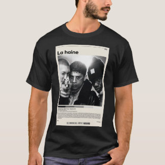 La haine  Mathieu Kassovitz.png Tシャツ