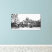 La Halle aux Vinsの入り口 キャンバスプリント (インサイチュ (ウッドフロア))