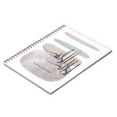 La ilaha illa Allah Arabic Calligraphy – Minimal ノートブック (左側)