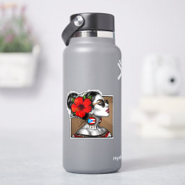 La Jíbaraza 13 – Puerto Rican Jíbara Art Boricua シール