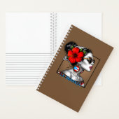 La Jíbaraza 13 – Puerto Rican Jíbara Art • Boricua ノートブック (内側)