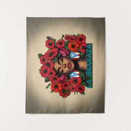 La Jíbaraza 7 – Puerto Rican Jíbara Art • Boricua タペストリー