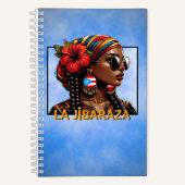 La Jíbaraza 9 – Puerto Rican Jíbara Art • Boricua ノートブック (正面)
