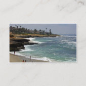 La Jollaの入江のビーチ 名刺 (裏面)