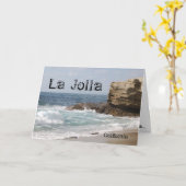 La Jolla、カリフォルニア カード (黄色い花)