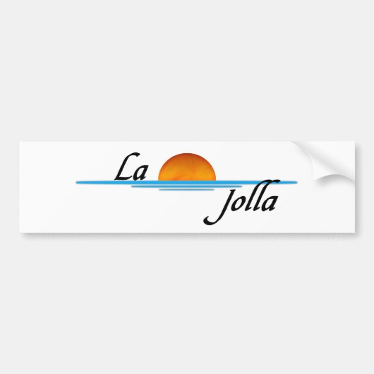 La Jolla バンパーステッカー (正面)