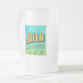 LA JOLLA フロストグラスビールジョッキ (正面左)
