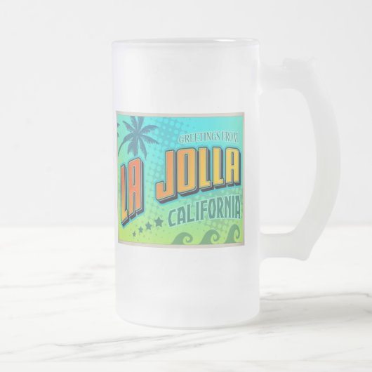 LA JOLLA フロストグラスビールジョッキ (右)