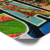 La Jolla, California - Large Letter Scenes ポスター (角)