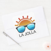 La Jolla California Sunglasses スクエアシール (封筒)