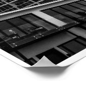 La Jolla Modern Architecture – Black & White Art ポスター (角)