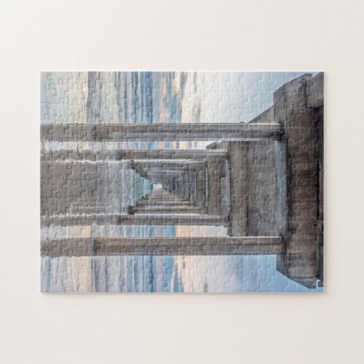 La Jolla、Scripps Pier ジグソーパズル (横)