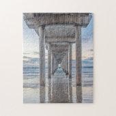 La Jolla、Scripps Pier ジグソーパズル (縦)
