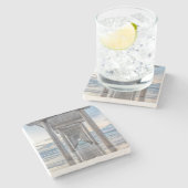 La Jolla、Scripps Pier ストーンコースター (横)