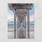 La Jolla、Scripps Pier ポストカード (正面)