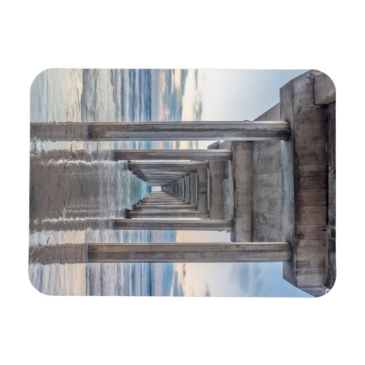 La Jolla、Scripps Pier マグネット (横)