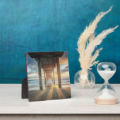 La Jolla、Scripps'S Pier At Sunset |サンディエゴ フォトプラーク (インサイチュ)