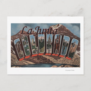 La Junta, Colorado – ラージレターシーン ポストカード