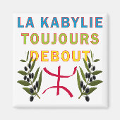 La kabylie toujours debout マグネット (正面)