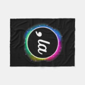 La - Kamala Shirt クール Harris 2024コカラフルマ フリースブランケット (正面(横))