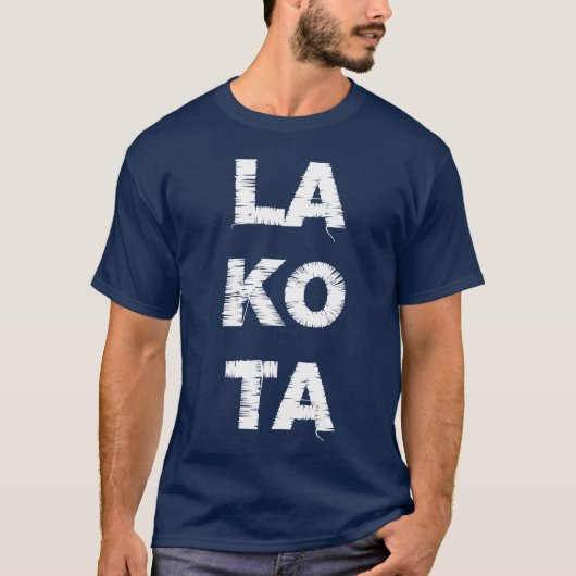 LA KO TA ホワイト Tシャツ (正面)