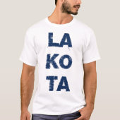 LA KO TA Navy Tシャツ (正面)