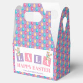 La La Easter Bunny Egg Hunt Party Favor Boxes フェイバーボックス (オープン)