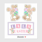 La La Easter Bunny Sticker Sheet シール (シート)