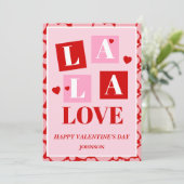 La La Love Couple Valentine’s Day Card シーズンカード (スタンド正面)