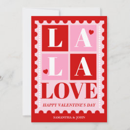 La La Love Funny Valentine’s Day Card シーズンカード