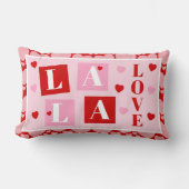 La La Love Valentine’s Day ランバークッション (正面)